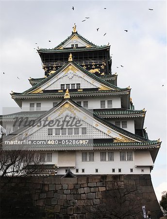 Hiroshima Castle,the famous temple of  Japan