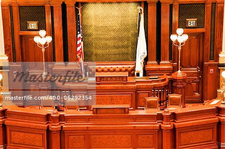 Springfield, Illinois - inside State Capitol Building