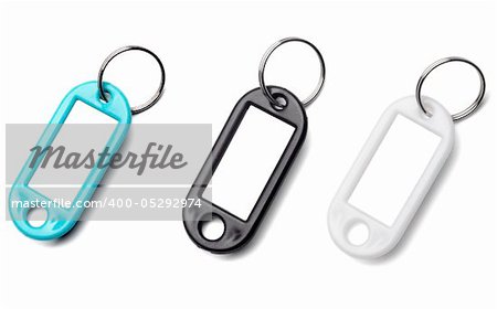 collection of a key fob on white background. each one is in full cameras resolution