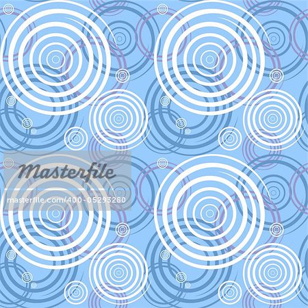 Seamless pattern with spiral elements. Fancy graphic design. Vector art in Adobe illustrator EPS format. The different graphics are all on separate layers so they can easily be moved or edited individually. The document can be scaled to any size without loss of quality.