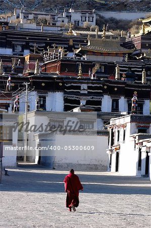 Landmarks of a famous historical Tibetan lamasery