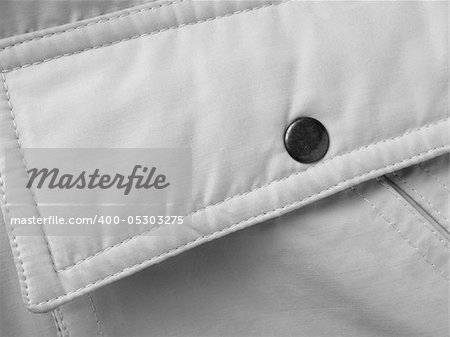 pocket flap fragment with metal button