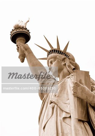 American symbol - Statue of Liberty. New York, USA.