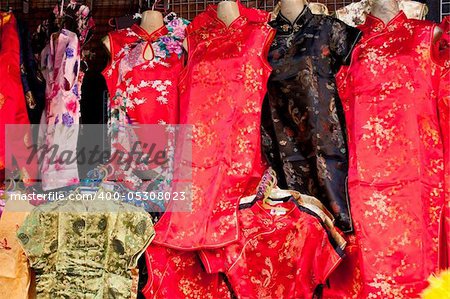 Clothing and daily red auspicious Chinese New Year.