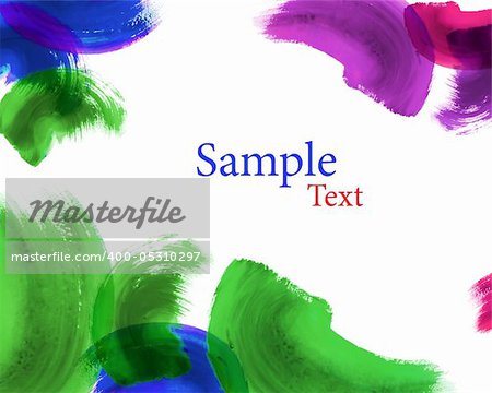 Abstract watercolor painted background