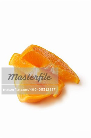 Fresh sweet mandarin on white background (isolated)