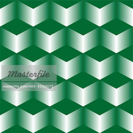 green stairs pattern, vector art illustration