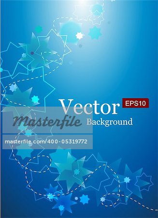 Abstract blue design for beautiful design. Vector