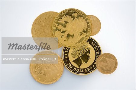 gold of coins