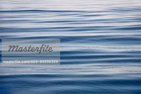 blue sea surface is calm