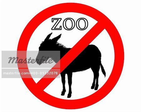 Donkey in zoo prohibited