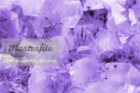 nice amethyst as very nice mineral violet background