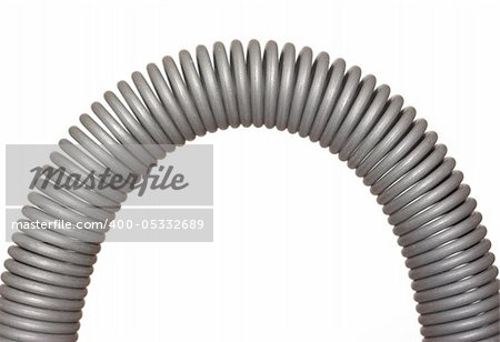 metal spring on a white background