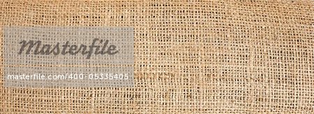 Brown coloured texture woven linen background