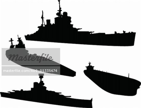 ship collection - vector