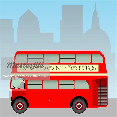 A Red London  Doubledecker Bus