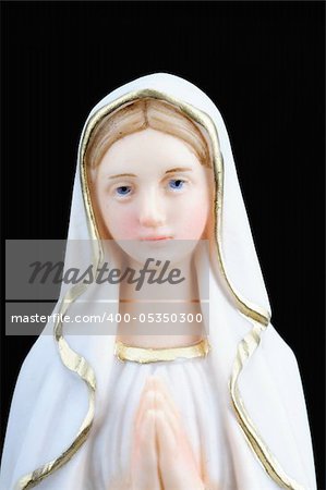A statue of Virgin Mary