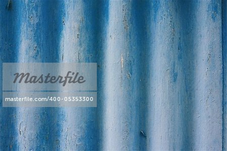 blue fence as background