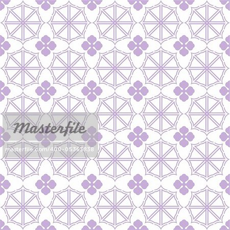 Abstract background of beautiful seamless floral pattern