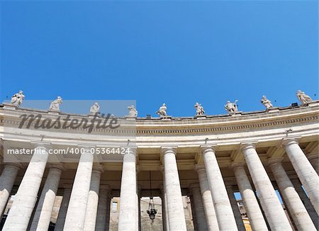 Facade of basilica of saint Peter