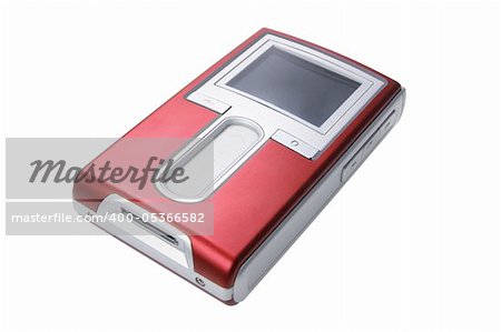 MP3 Player on White Background
