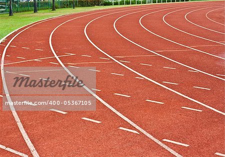 Curve of a Running Track