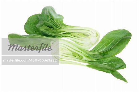 Chinese Cabbage on White Background
