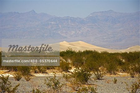 Scenic Death Valley National Park in California