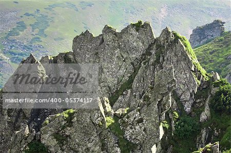 Beautiful mountains landscape in Carpathian