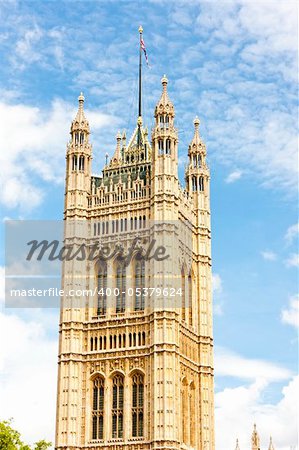 Victoria Tower, Westminster Palace, London, Great Britain