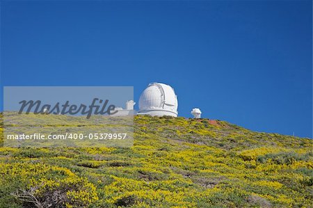 Roque de los Muchachos observatories at La Palma Canary Islands Spain