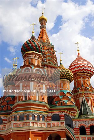 St.Basil's Cathedral in Moscow on Red Square