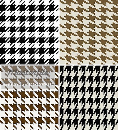 seamless houndstooth pattern