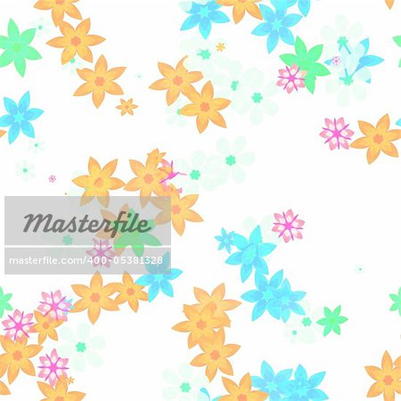 An image of a nice seamless flower background