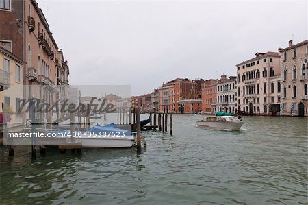 View at the Grand Canal in Venice, Italy