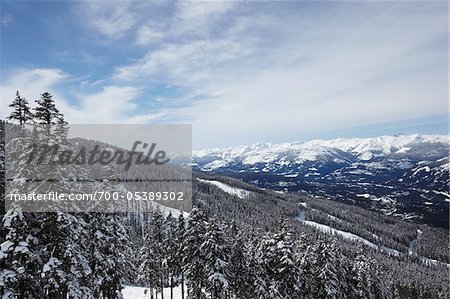 Whistler Mountain in Winter, Whistler, British Columbia, Canada