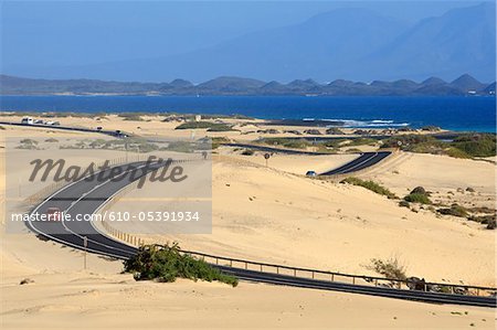 Spain, Canary islands, natural park of Corralejo, beach