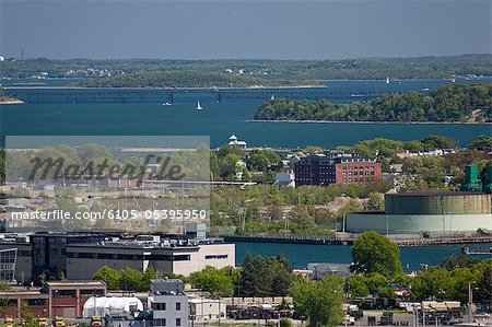 Gebäude in einer Stadt, Boston, Massachusetts, USA