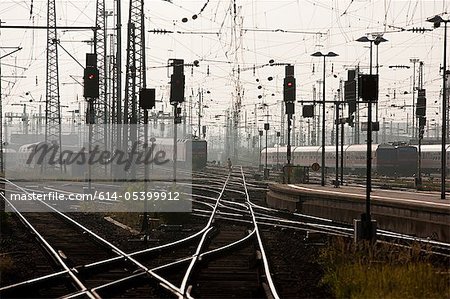Railway tracks, Frankfurt, Germnay