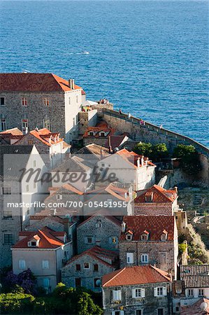 Anzeigen der alten Stadt, Dubrovnik, Gespanschaft Dubrovnik-Neretva, Kroatien