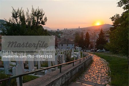 Jusuf vezira Turbe cimetière, Sarajevo, Bosnie et Herzégovine, Bosnie-Herzégovine