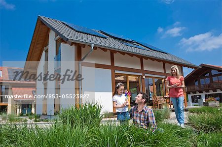Lehner energy house, Poing, Bavaria, Germany, Europe
