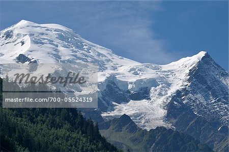 Mont-Blanc-Massiv, Haute-Savoie, Frankreich