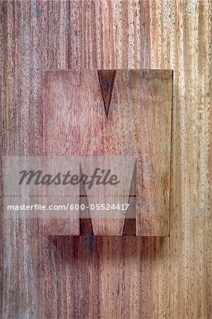 Wooden Letterpress M Wooden Letterpress M