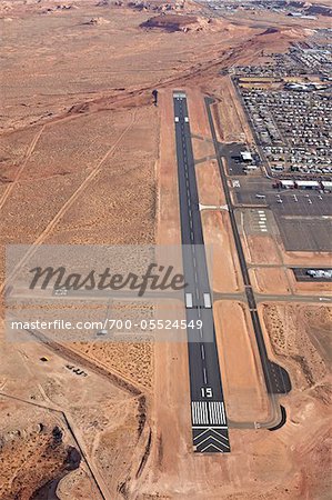 Runway, Page Municipal Airport, Page, Arizona, USA