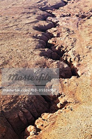 Aerial view of Lower Antelope Canyon, near Page, Arizona, USA