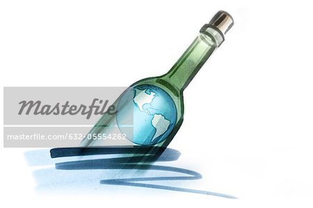 Globe in bottle