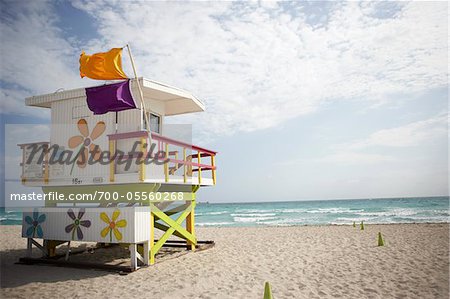 Lifeguard Tower on Beach