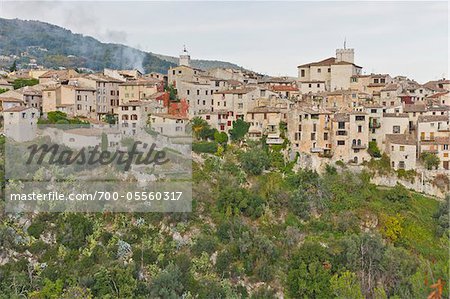 Altstadt Tourrettes-Sur-Loup, Provence, Alpes-Maritimes, Frankreich