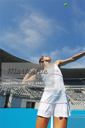 Jeune joueuse de Tennis